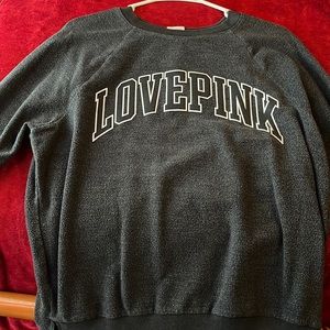 gray long sleeve PINK, size XS